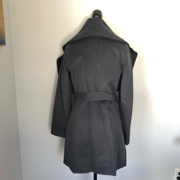 Tahari Marilyn Cape Overlay Wool Blend Coat New With Tag - Picture 4 of 8